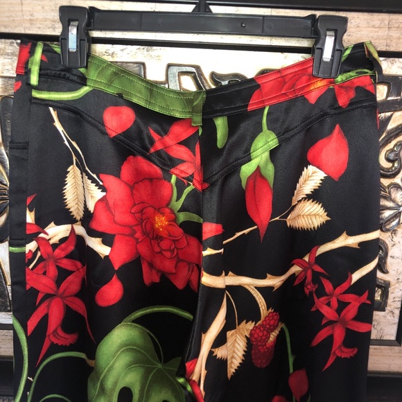 Authentic Christian Dior Boutique Paris 100% Silk Wide Leg, Classy. EUC - Picture 6 of 8